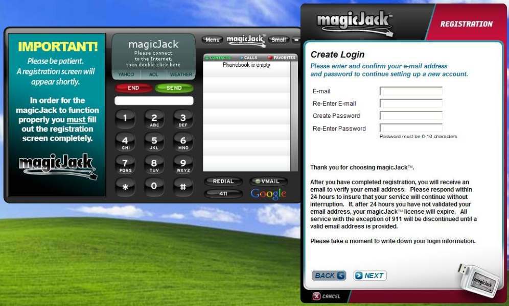 Magic Jack photos of Magic Jack sign up process (2 of 5)