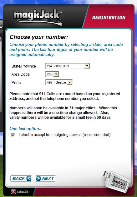 Magic Jack photos of Magic Jack sign up process (4 of 5)